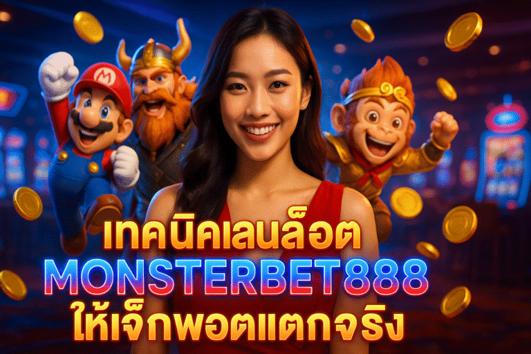 เทคนิคเล่นสล็อต MONSTERBET888 ให้แจ็กพอตแตกจริง