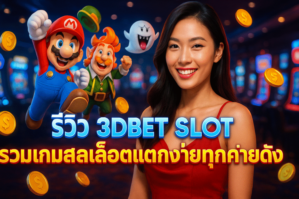 รีวิว 3DBET SLOT รวมเกมสล็อตแตกง่ายทุกค่ายดัง