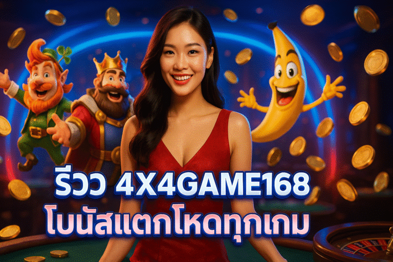 รีวิว 4X4GAME168 โบนัสแตกโหดทุกเกม